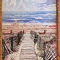 Fire Island walkway To The Beach