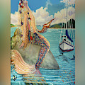 Mermaid in Paradise Full Pillow Version